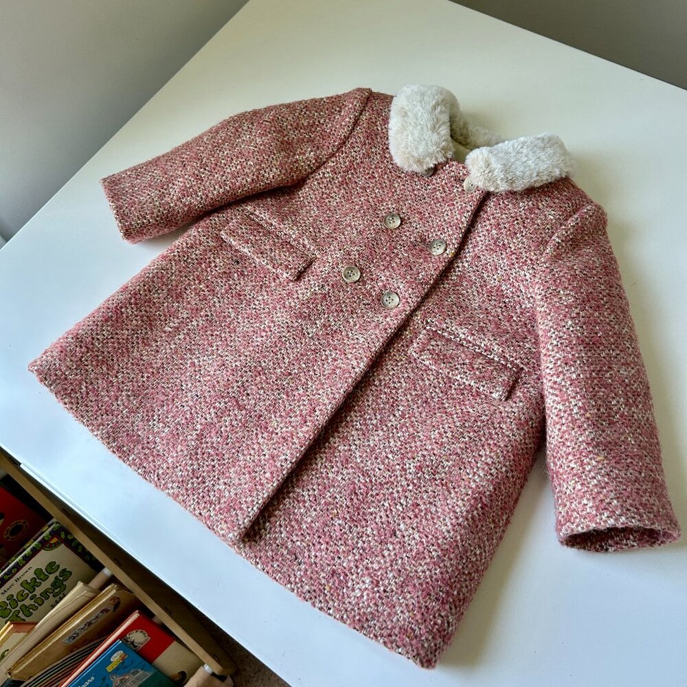 Bonpoint Tweed Infant Coat